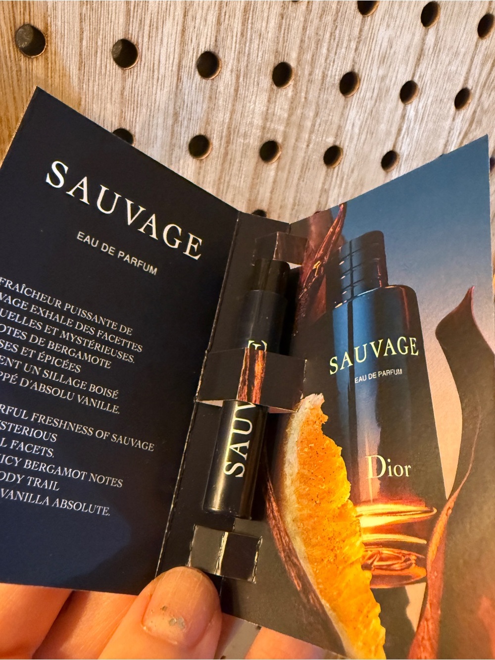 New Dior Sauvage Eau de Parfum Sample - Black men’s cologne